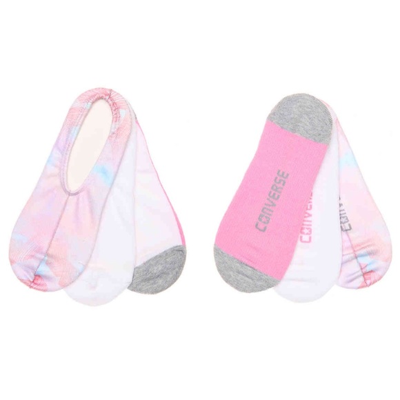 Converse Accessories - ONE 3-pair Converse No-Show liners, shoe size 4-10